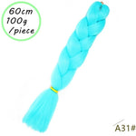 Load image into Gallery viewer, QUEEN BRAID 24 inch Pink Synthetic Crochet Hair Jumbo Braid Hair
