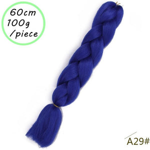 QUEEN BRAID 24 inch Pink Synthetic Crochet Hair Jumbo Braid Hair