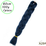 Load image into Gallery viewer, QUEEN BRAID 24 inch Pink Synthetic Crochet Hair Jumbo Braid Hair
