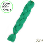 Load image into Gallery viewer, QUEEN BRAID 24 inch Pink Synthetic Crochet Hair Jumbo Braid Hair
