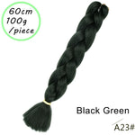 Load image into Gallery viewer, QUEEN BRAID 24 inch Pink Synthetic Crochet Hair Jumbo Braid Hair
