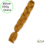 Load image into Gallery viewer, QUEEN BRAID 24 inch Pink Synthetic Crochet Hair Jumbo Braid Hair
