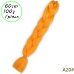 Load image into Gallery viewer, QUEEN BRAID 24 inch Pink Synthetic Crochet Hair Jumbo Braid Hair
