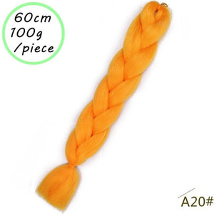 QUEEN BRAID 24 inch Pink Synthetic Crochet Hair Jumbo Braid Hair