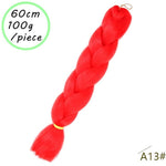 Load image into Gallery viewer, QUEEN BRAID 24 inch Pink Synthetic Crochet Hair Jumbo Braid Hair
