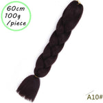 Load image into Gallery viewer, QUEEN BRAID 24 inch Pink Synthetic Crochet Hair Jumbo Braid Hair
