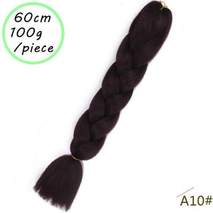 QUEEN BRAID 24 inch Pink Synthetic Crochet Hair Jumbo Braid Hair