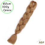 Load image into Gallery viewer, QUEEN BRAID 24 inch Pink Synthetic Crochet Hair Jumbo Braid Hair
