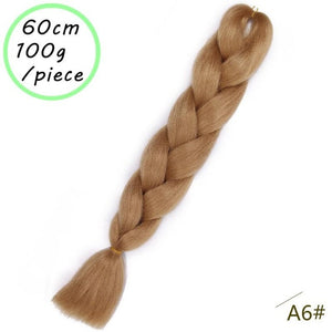 QUEEN BRAID 24 inch Pink Synthetic Crochet Hair Jumbo Braid Hair