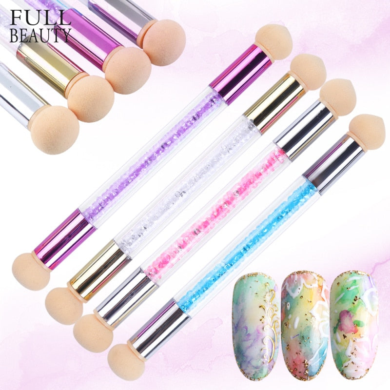 1pcs Double Head Gradient Nail Brushes