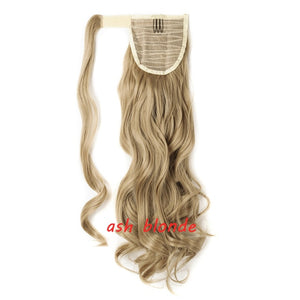 23" Long Curly Clip In Hair Tail False