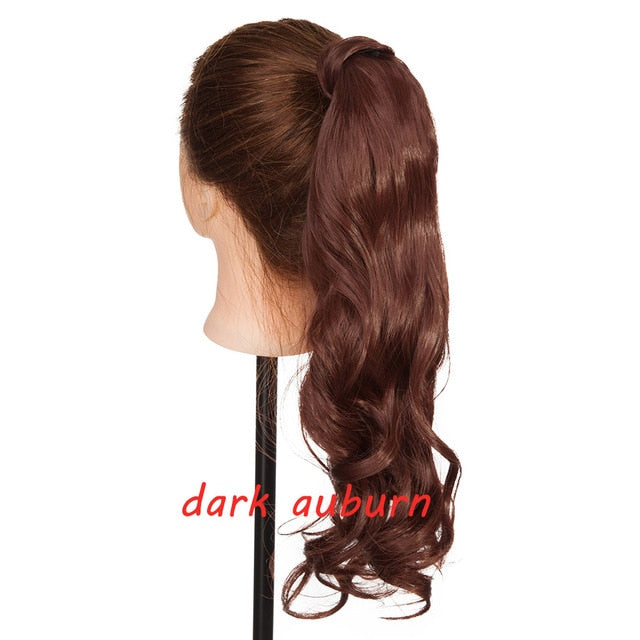 23" Long Curly Clip In Hair Tail False