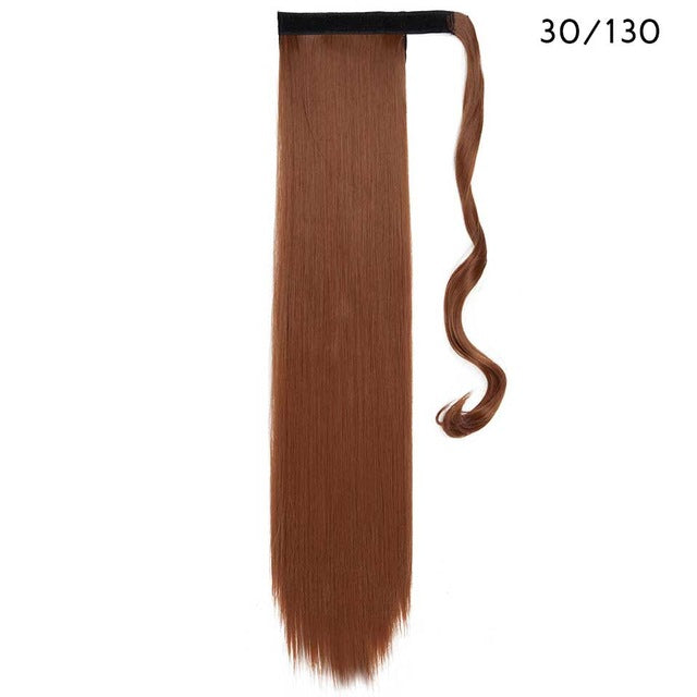 23" Long Curly Clip In Hair Tail False