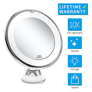 Makeup Vanity Mirror With 10X Lights LED Light