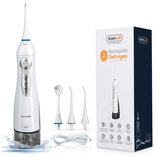 Oral Irrigator USB Rechargeable Water Flosser Portable Dental Water Jet