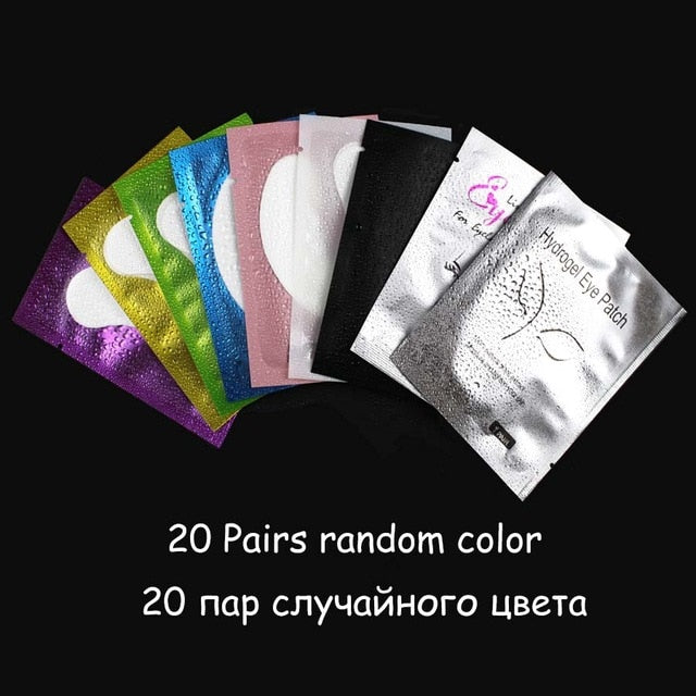 20/50/100 pairs Eyelash Extension Paper Patch Grafted Eye Stickers