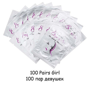 20/50/100 pairs Eyelash Extension Paper Patch Grafted Eye Stickers