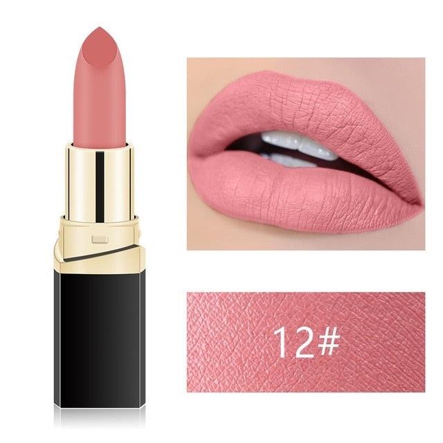 Makeup Waterproof Women Lipstick Cosmetics 18 Color Lip Stick