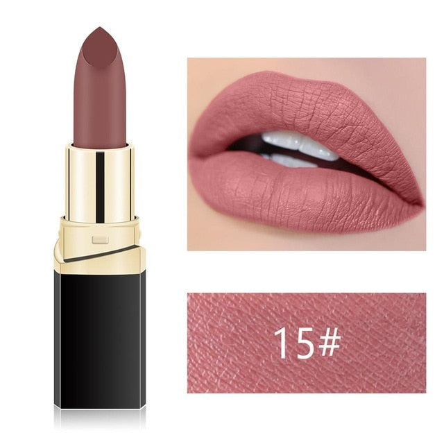 Makeup Waterproof Women Lipstick Cosmetics 18 Color Lip Stick