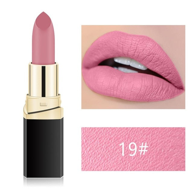 Makeup Waterproof Women Lipstick Cosmetics 18 Color Lip Stick