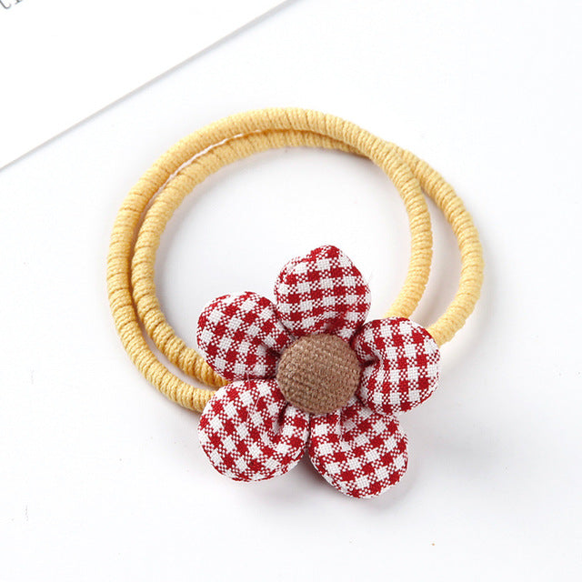 Simple Scrunchie Women Girls Elastic Hair Rubber Bands