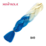 Load image into Gallery viewer, Miss Rola 100g 24 Inch Single Ombre Color Synthetic Hair
