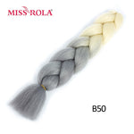 Load image into Gallery viewer, Miss Rola 100g 24 Inch Single Ombre Color Synthetic Hair
