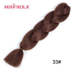 Load image into Gallery viewer, Miss Rola 100g 24 Inch Single Ombre Color Synthetic Hair
