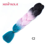 Load image into Gallery viewer, Miss Rola 100g 24 Inch Single Ombre Color Synthetic Hair
