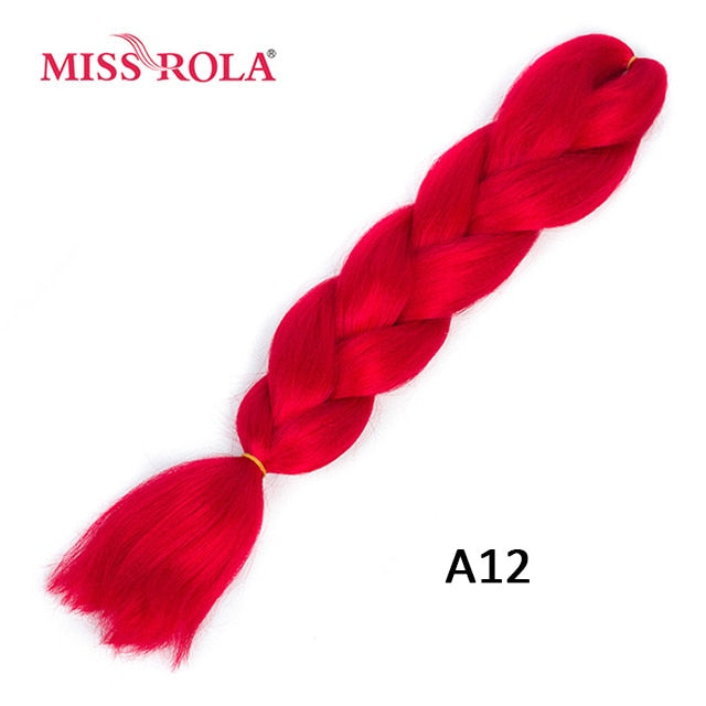 Miss Rola 100g 24 Inch Single Ombre Color Synthetic Hair