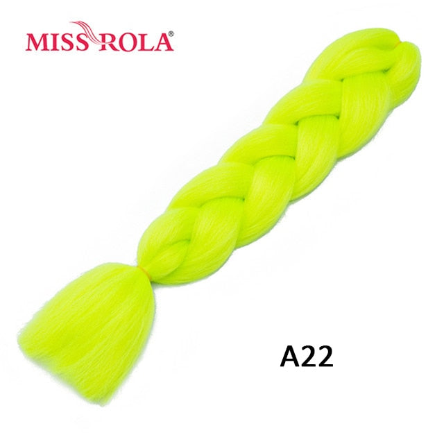 Miss Rola 100g 24 Inch Single Ombre Color Synthetic Hair