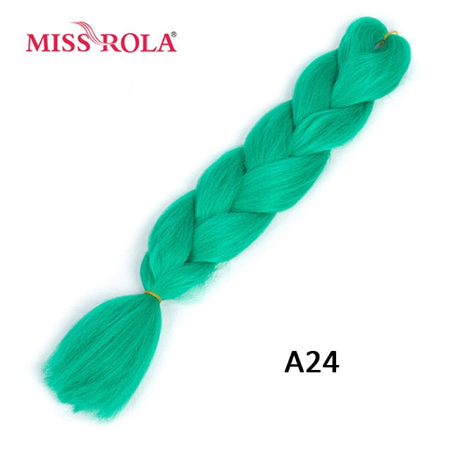 Miss Rola 100g 24 Inch Single Ombre Color Synthetic Hair