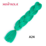 Load image into Gallery viewer, Miss Rola 100g 24 Inch Single Ombre Color Synthetic Hair
