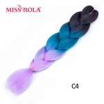 Load image into Gallery viewer, Miss Rola 100g 24 Inch Single Ombre Color Synthetic Hair
