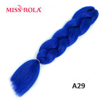 Load image into Gallery viewer, Miss Rola 100g 24 Inch Single Ombre Color Synthetic Hair
