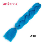 Load image into Gallery viewer, Miss Rola 100g 24 Inch Single Ombre Color Synthetic Hair
