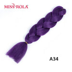 Load image into Gallery viewer, Miss Rola 100g 24 Inch Single Ombre Color Synthetic Hair
