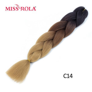 Miss Rola 100g 24 Inch Single Ombre Color Synthetic Hair