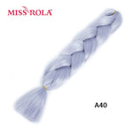 Load image into Gallery viewer, Miss Rola 100g 24 Inch Single Ombre Color Synthetic Hair
