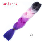 Load image into Gallery viewer, Miss Rola 100g 24 Inch Single Ombre Color Synthetic Hair
