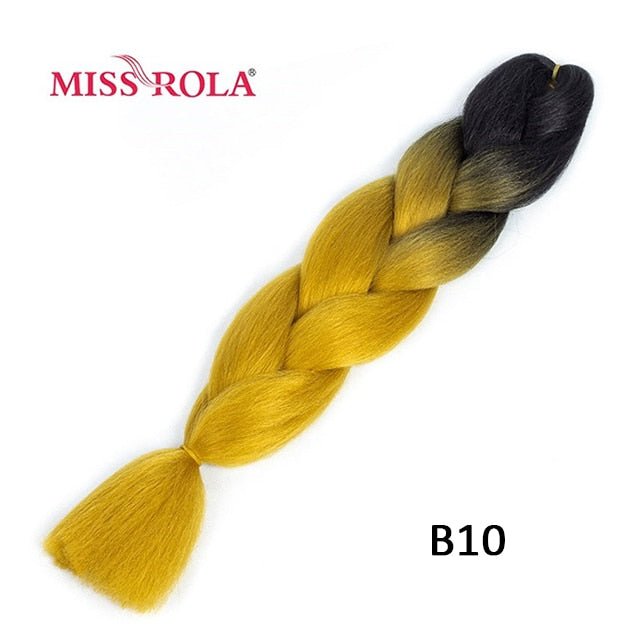 Miss Rola 100g 24 Inch Single Ombre Color Synthetic Hair