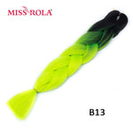 Load image into Gallery viewer, Miss Rola 100g 24 Inch Single Ombre Color Synthetic Hair
