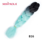 Load image into Gallery viewer, Miss Rola 100g 24 Inch Single Ombre Color Synthetic Hair
