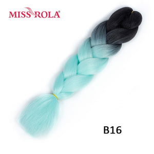 Miss Rola 100g 24 Inch Single Ombre Color Synthetic Hair