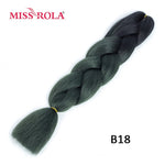 Load image into Gallery viewer, Miss Rola 100g 24 Inch Single Ombre Color Synthetic Hair
