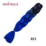 Load image into Gallery viewer, Miss Rola 100g 24 Inch Single Ombre Color Synthetic Hair
