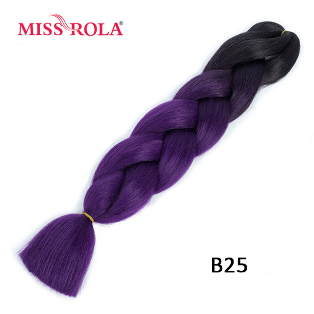 Miss Rola 100g 24 Inch Single Ombre Color Synthetic Hair