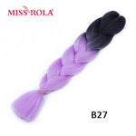 Load image into Gallery viewer, Miss Rola 100g 24 Inch Single Ombre Color Synthetic Hair
