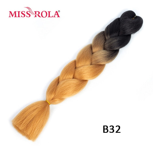 Miss Rola 100g 24 Inch Single Ombre Color Synthetic Hair