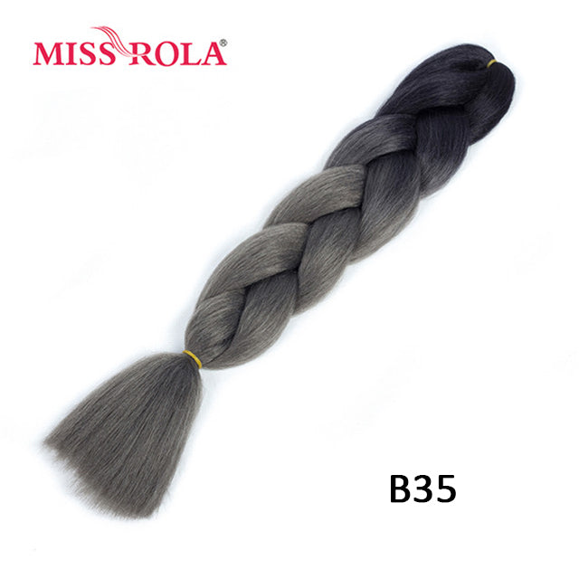 Miss Rola 100g 24 Inch Single Ombre Color Synthetic Hair